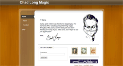 Desktop Screenshot of chadlongmagic.com